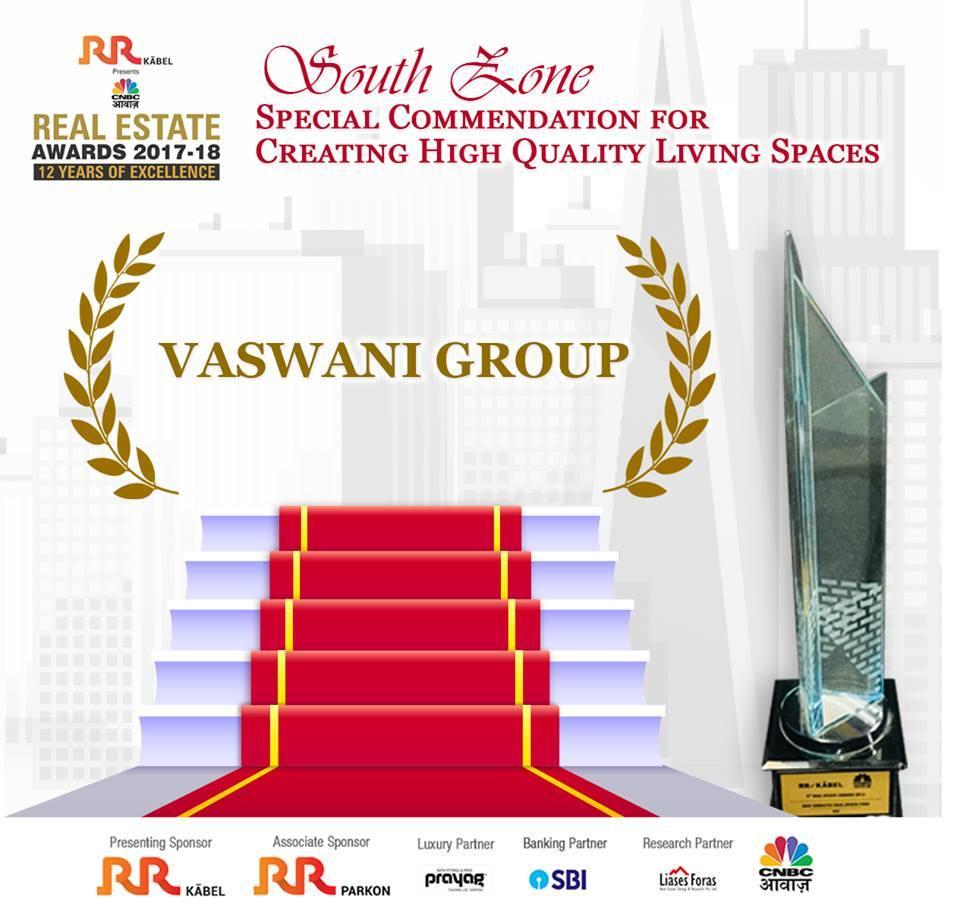 Vaswani Group awarded Special Commendation for Creating High-Quality Living Villas